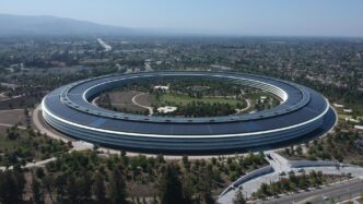 Sede de Apple Park en Cupertino. Foto de Shutterstock.