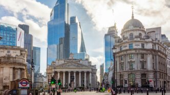 Edificio de la Bolsa en Londres