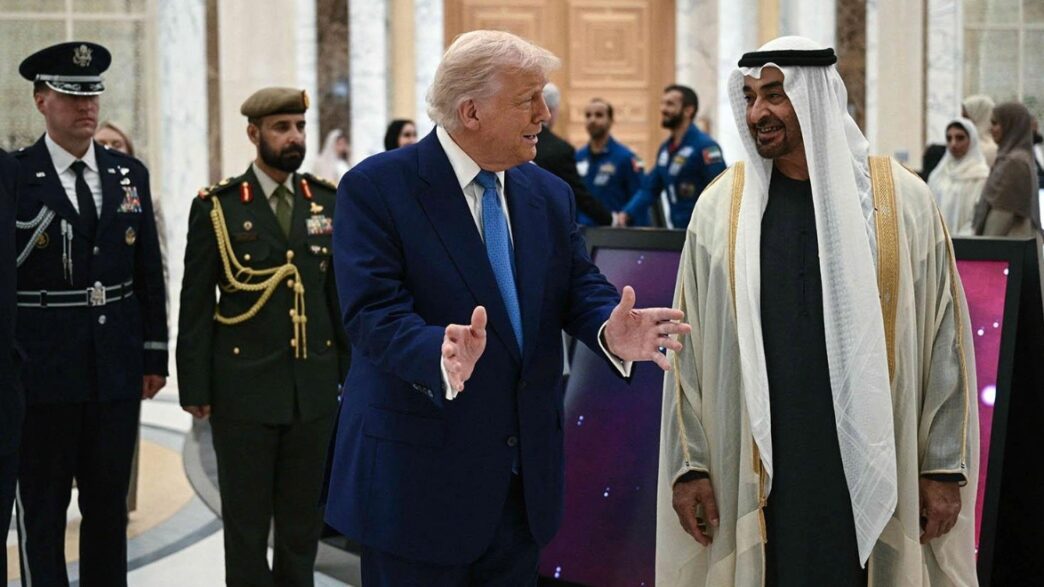 Donald Trump y el presidente de EAU
