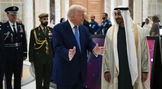 Donald Trump y el presidente de EAU