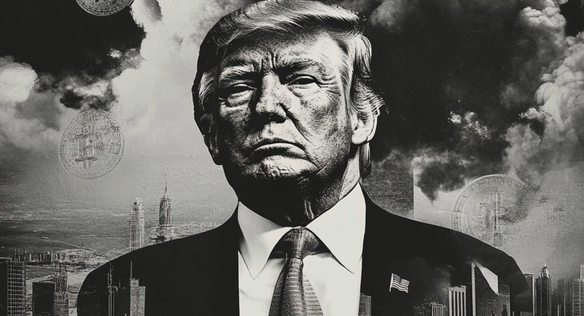 Imagen figurativa de Trump gobernando