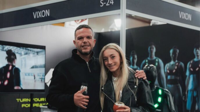 Agostina Galimberti, CEO de la startup junto a Maximiliano Gonzalez, CEO de Neutron