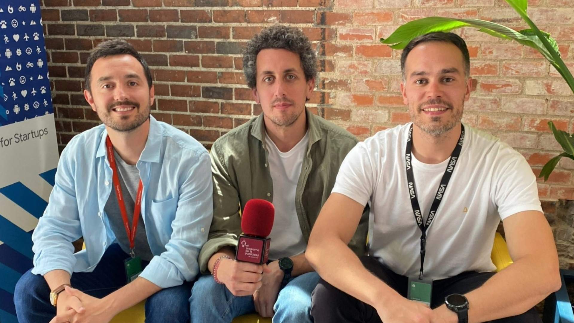 Miguel Pérez, Jaime Sanabria y Pablo Martínez, fundadores de Advia
