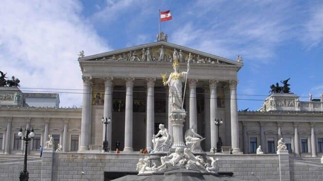 Palacio del Parlamento Federal, en Viena