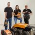 Francisco Cuéllar (CEO), Claudia Akamine (confundadora) y meimbro del equipo