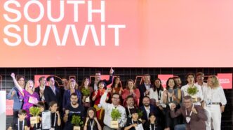 Foto de familia de los premiados en South Summit 2025