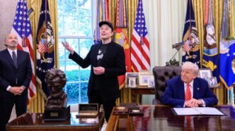 Donald Trump y Elon Musk en el Despacho Oval