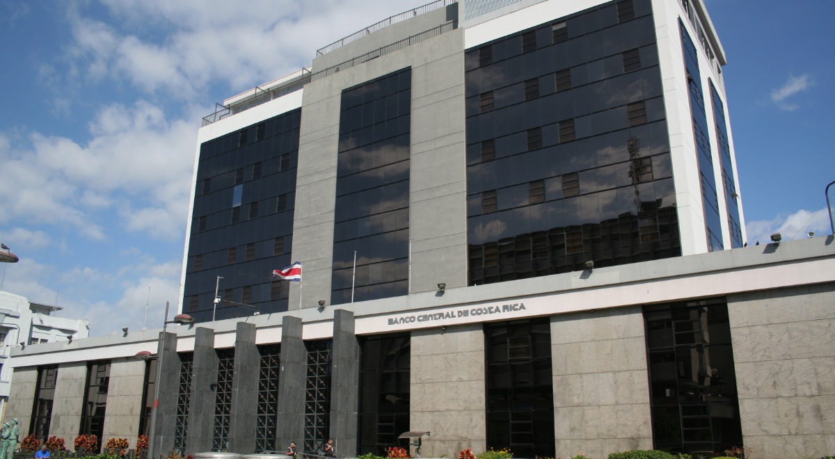 Fachada del Banco Central de Costa Rica
