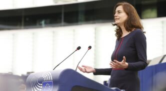 Alexandrea Geese durante su intervención