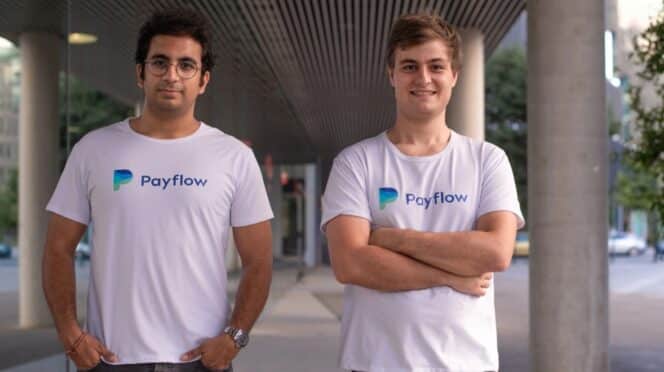 Avinash Sukhwani y Benoit Menardo, cofundadores de Payflow