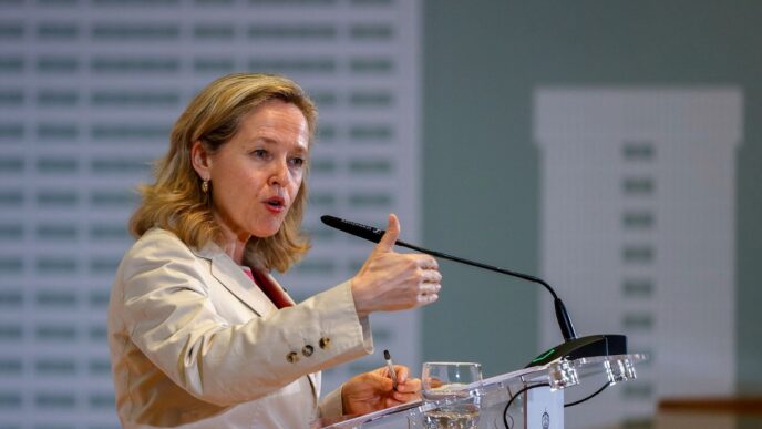 Nadia Calviño, presidenta del BEI