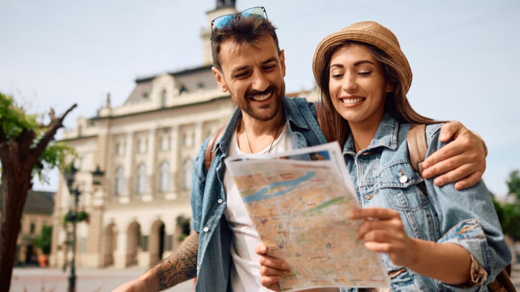 Pareja de vacaciones