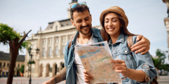 Pareja de vacaciones