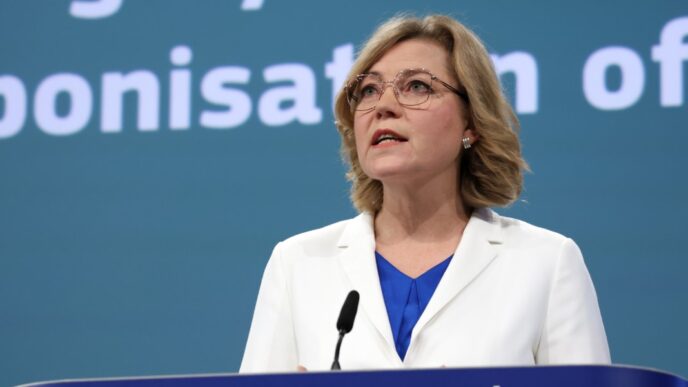 Henna Virkkunen, vicepresidenta ejecutiva de la Comisión Europea
