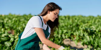 Trabajadora de campo