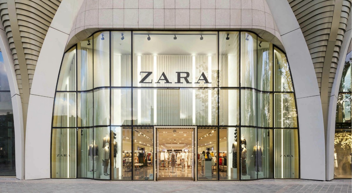 Escaparate de una tienda de Zara