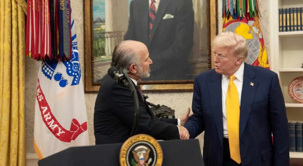 Donald Trump y Howard Lutnick en la Casa Blanca