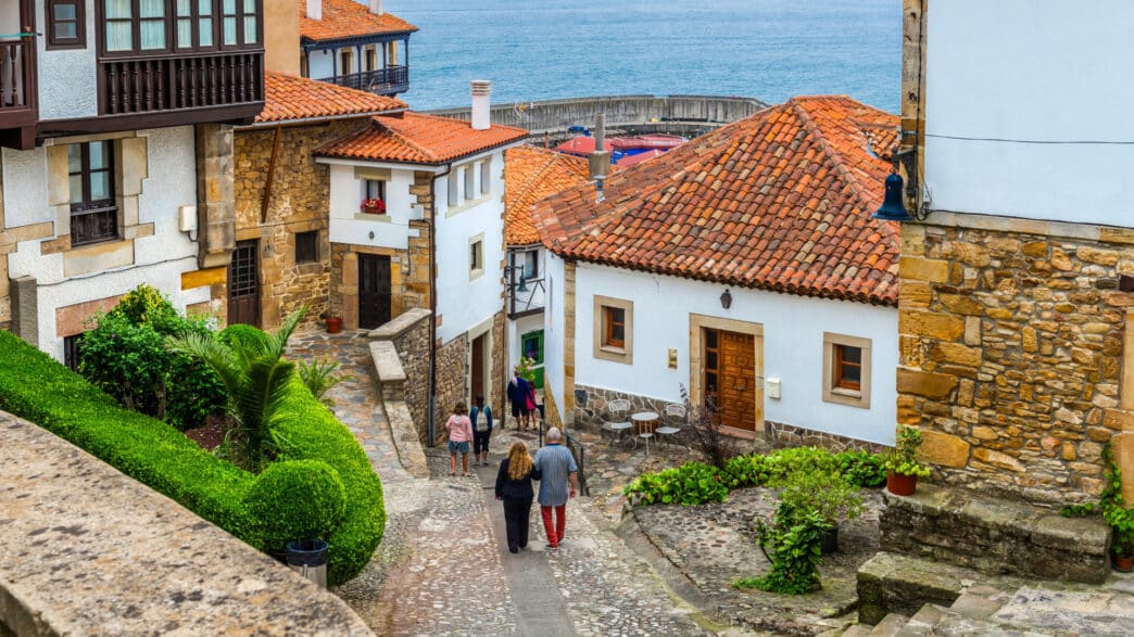Localidad de Lastres en Asturias