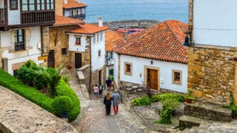 Localidad de Lastres en Asturias