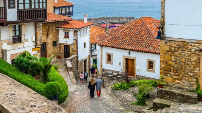 Localidad de Lastres en Asturias