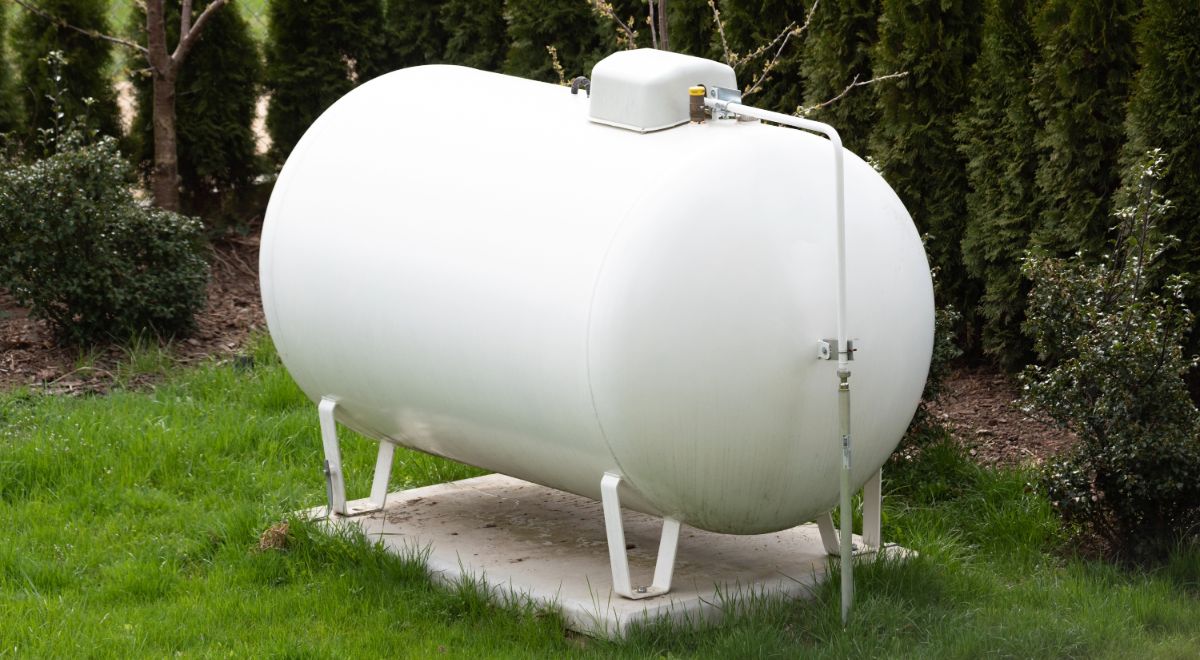 Tanque de gas propano para calefacción doméstica