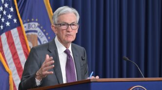 Jerome Powell, presidente de la Fed