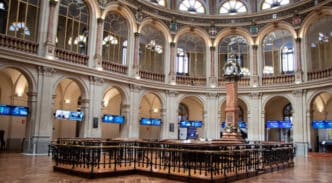 Interior bolsa de Madrid