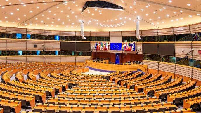 Interior del Parlamento Europeo