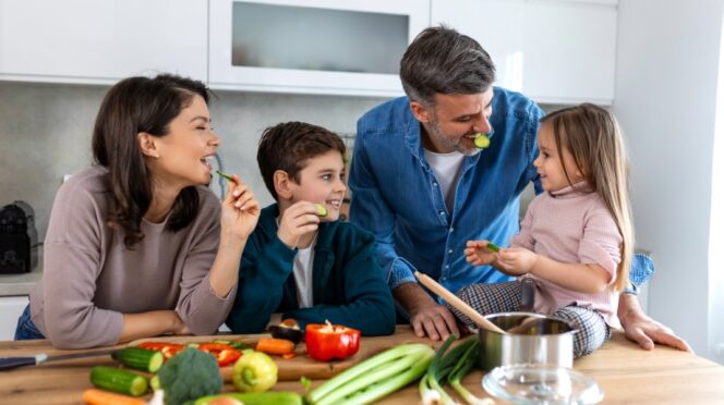 Familia disfrutando