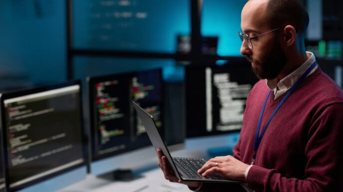 Trabajador en ciberseguridad