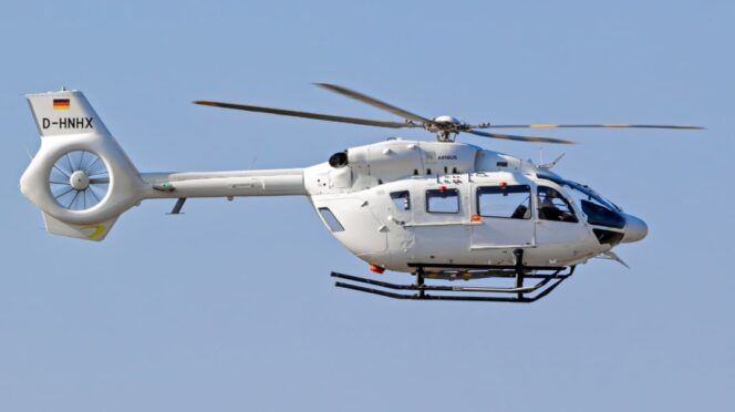 Helicóptero H145 en vuelo