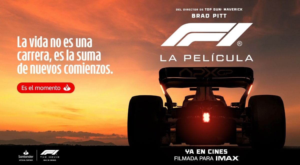 Cartel de la película F1 :: Banco Santander