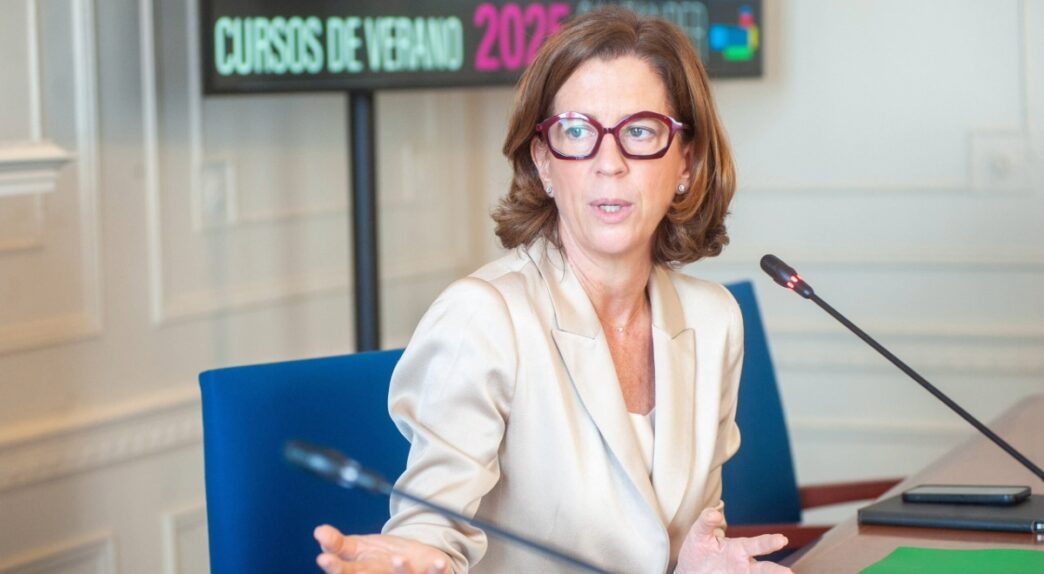 Alejandra Kindelán, presidenta de AEB, en una reciente intervención