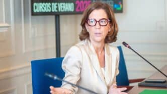 Alejandra Kindelán, presidenta de AEB, en una reciente intervención