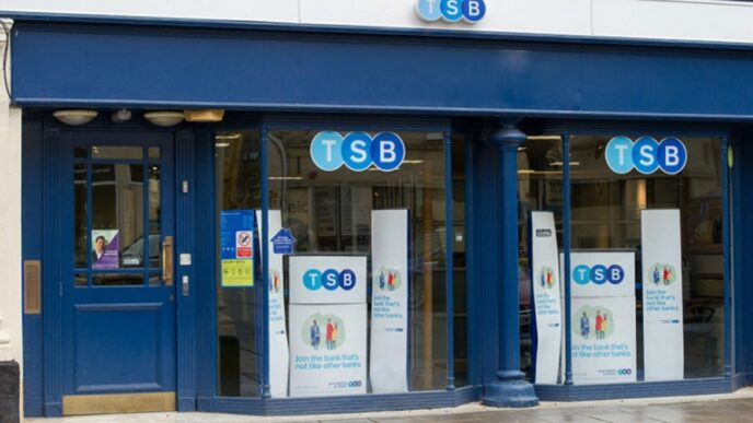 Oficina de TSB en Reino Unido