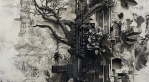 Imagen figurativa de un arma sostenible