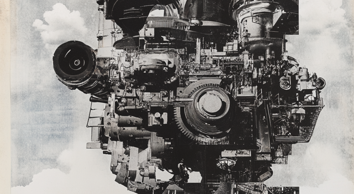 Imagen de un gigantesco hardware que domina