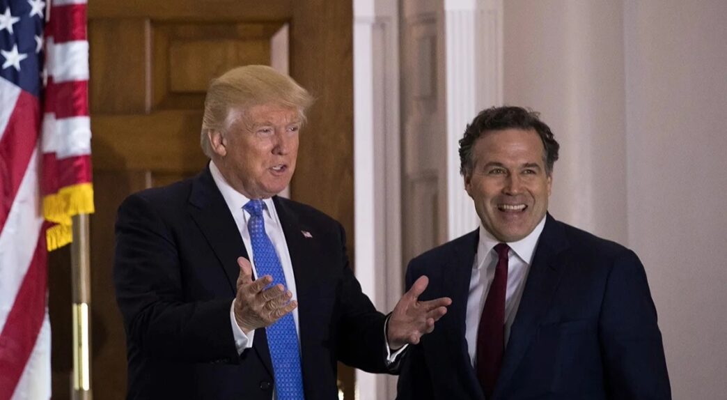 Donald Trump y Dave McCormick en una imagen de archivo :: NBC