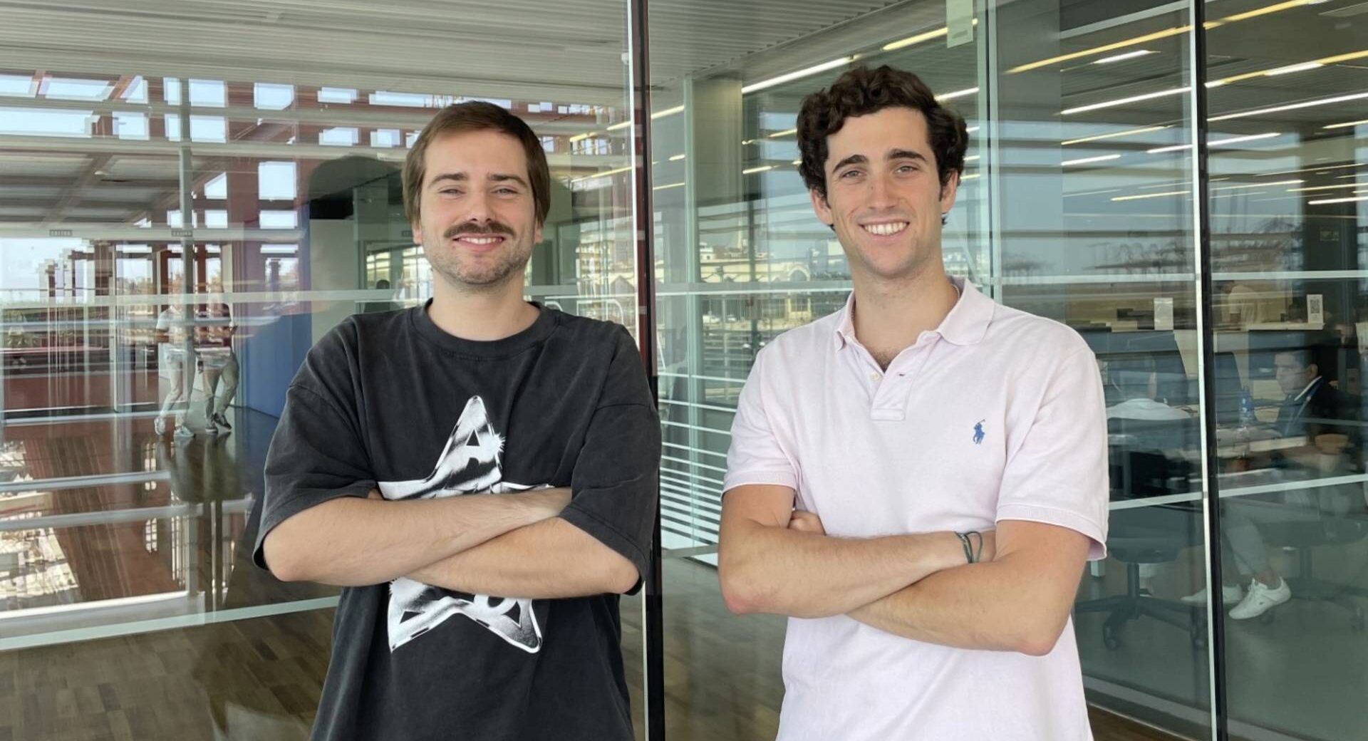 Ignacio Lozano, y Javier Latasa, fundadores de Komvo