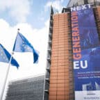 Fachada de la Comisión Europea