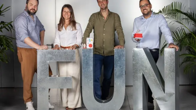 Alessio Polo, Chiara Gava, Matteo Fabbrini y Francesco Poloniato