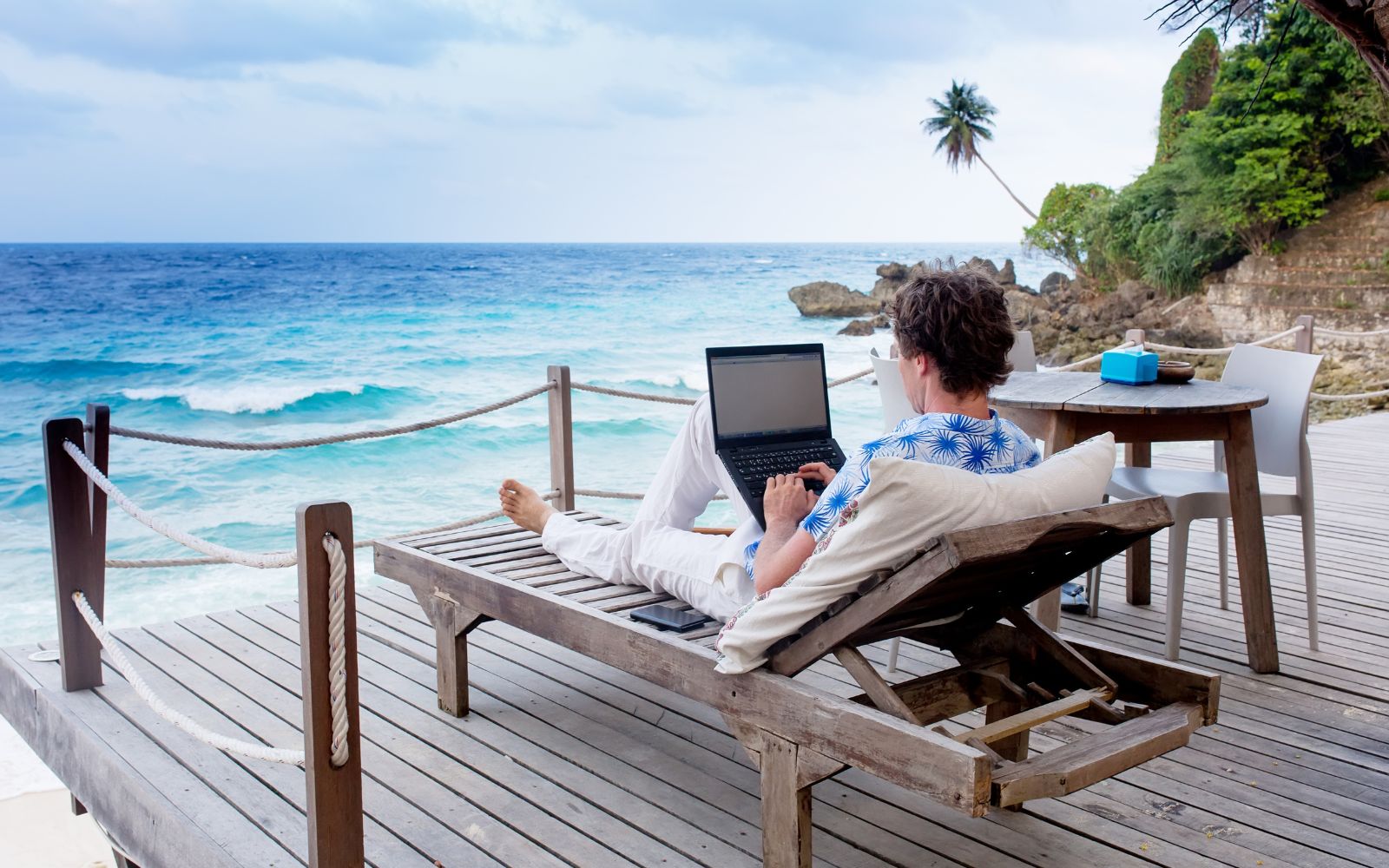 Teletrabajo desde la playa