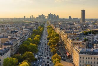 Vista aérea de París