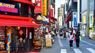 Calle de Corea del Sur