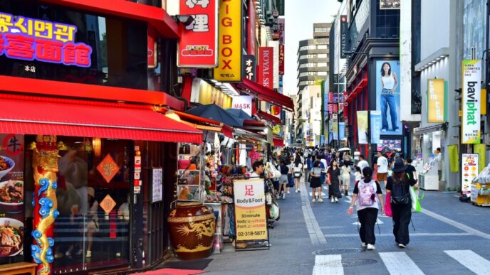 Calle de Corea del Sur