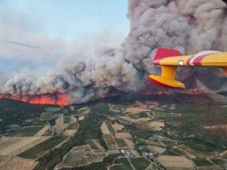 Incendio en Corbières