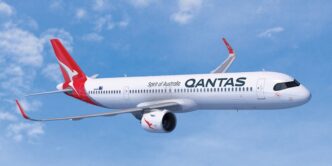 Avión de Qantas