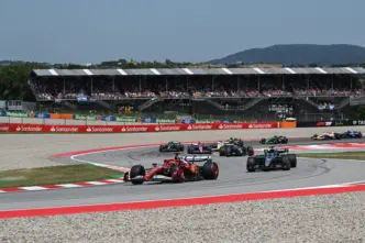 Imagen durante una carrera
