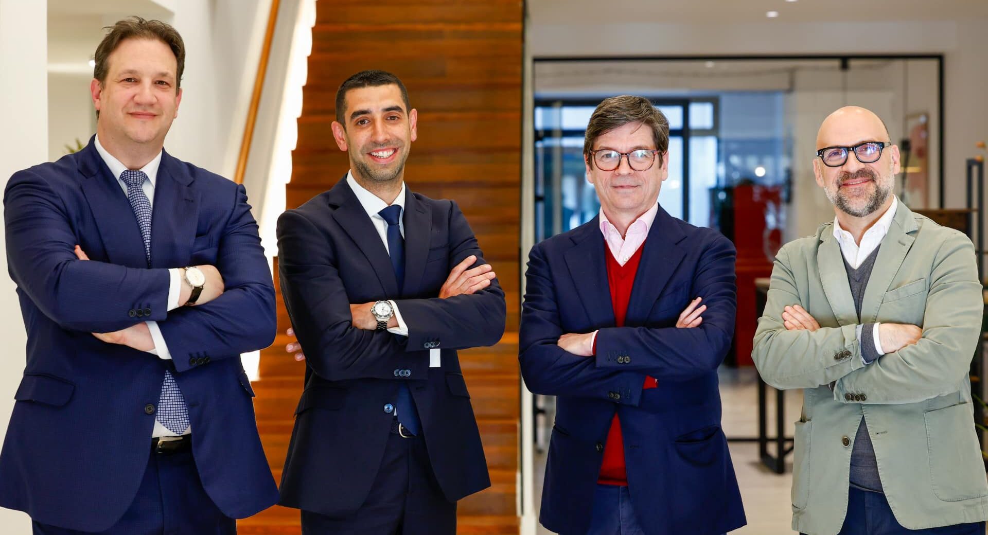 Fernando Morales Alba, Gabriel Alonso Spadaro, José Antonio Bartrina Giménez y Joaquín Ortiz Escobar