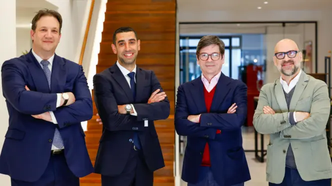Fernando Morales Alba, Gabriel Alonso Spadaro, José Antonio Bartrina Giménez y Joaquín Ortiz Escobar